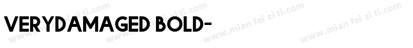 verydamaged bold字体转换